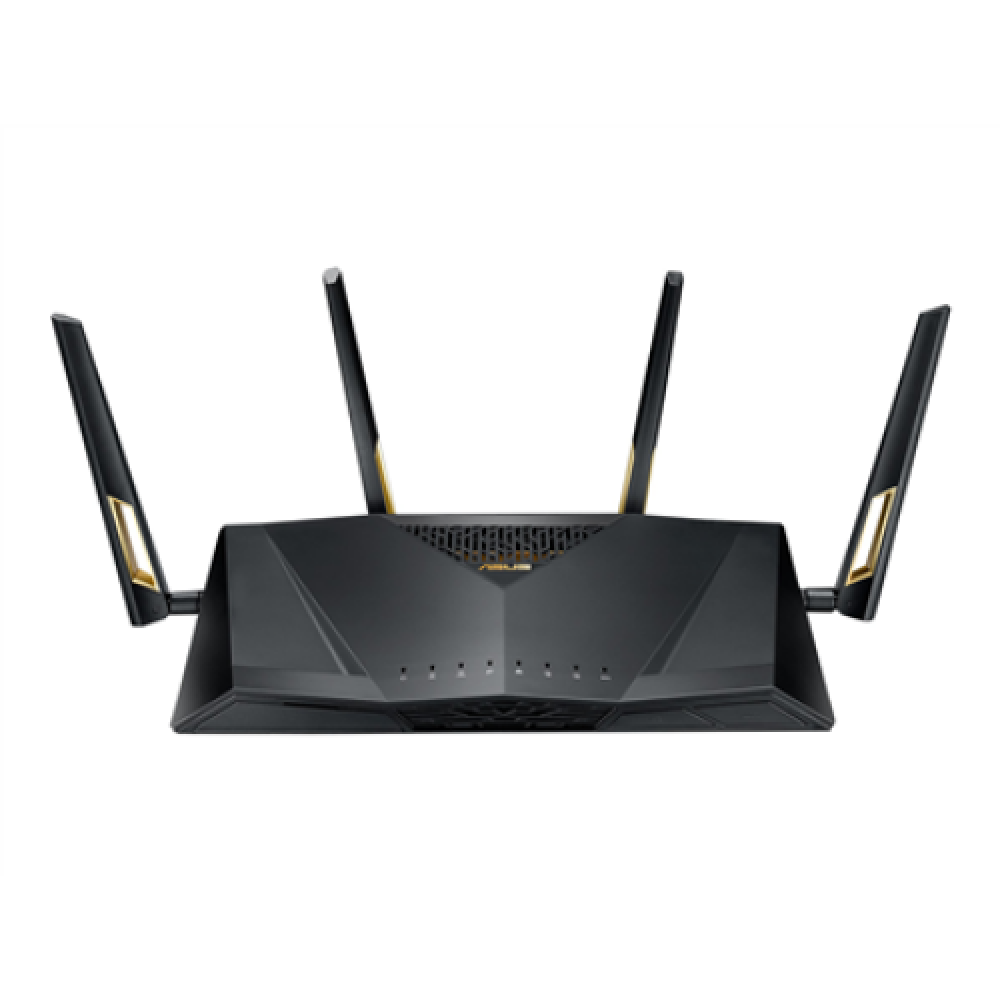Wireless Dual Band Gigabit Router, UK , RT-AX88U PRO , 802.11ax , 1148+4804 Mbit/s , 10/100/1000 Mbit/s , Ethernet LAN (RJ-45) ports 4 , Mesh Support Yes , MU-MiMO Yes , 3G/4G data sharing , Antenna type 4x External