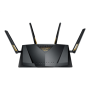 Wireless Dual Band Gigabit Router, UK , RT-AX88U PRO , 802.11ax , 1148+4804 Mbit/s , 10/100/1000 Mbit/s , Ethernet LAN (RJ-45) ports 4 , Mesh Support Yes , MU-MiMO Yes , 3G/4G data sharing , Antenna type 4x External