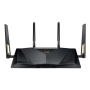 Wireless Dual Band Gigabit Router, UK , RT-AX88U PRO , 802.11ax , 1148+4804 Mbit/s , 10/100/1000 Mbit/s , Ethernet LAN (RJ-45) ports 4 , Mesh Support Yes , MU-MiMO Yes , 3G/4G data sharing , Antenna type 4x External