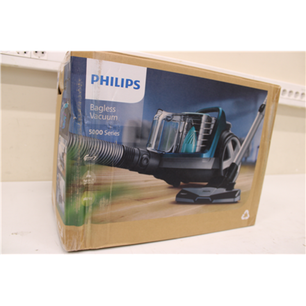 SALE OUT. Philips FC9555/09 Bagless vacuum cleaner, Green , Philips Vacuum cleaner , FC9555/09 , Bagless , Power 900 W , Dust capacity 1.5 L , Green , DAMAGED PACKAGING