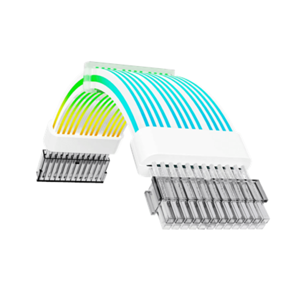 Gamemax , PSU Extension cable , MB 24PIN-B , White