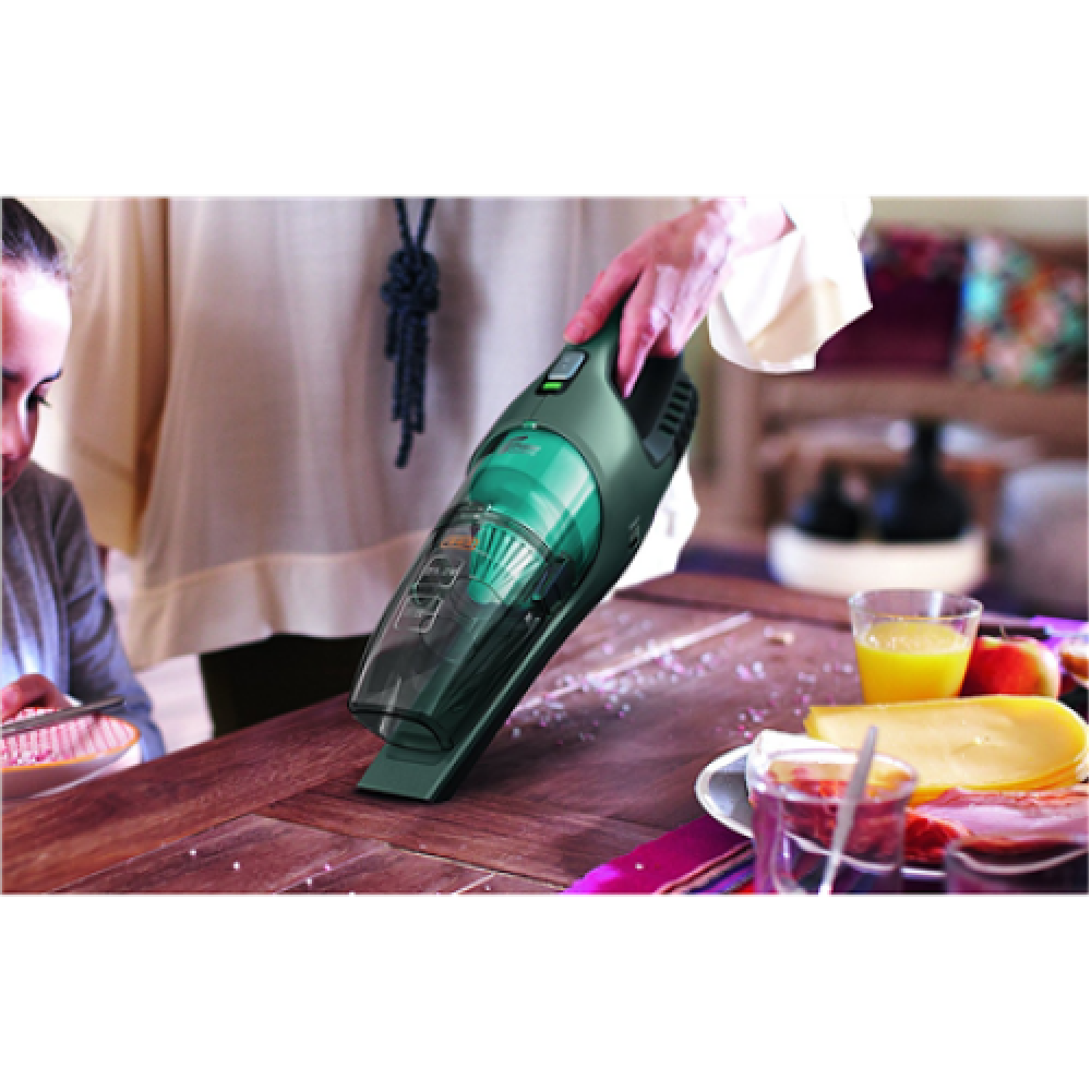 Philips PowerPro Aqua Vacuum cleaner and Mopping System FC6409/01 Handstick 3in1 Wet and dry Petrol blue metallic 25.2 V Warranty 24 month(s) Operating time (max) 60 min