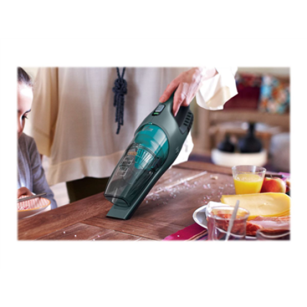 Philips PowerPro Aqua Vacuum cleaner and Mopping System FC6409/01 Handstick 3in1 Wet and dry Petrol blue metallic 25.2 V Warranty 24 month(s) Operating time (max) 60 min