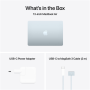 Apple MacBook , Air , Sky Blue , 13 , IPS , 2560 x 1664 pixels , Apple M4 , 16 GB , Solid-state drive capacity 256 GB , Apple M4 chip 10-core CPU/8-core GPU , macOS , 802.11ax , Bluetooth version 5.0 , Keyboard language Russian , Keyboard backlit , Warran