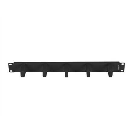 Lanberg 19 Cable Management 5 Rings, Type B, 1U , AK-1701-B , Black