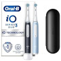 Oral-B , Electric Toothbrush Duo Pack , iO3 Series , Rechargeable , For adults , Number of brush heads included 2 , Number of teeth brushing modes 3 , Matt Black/Ice Blue