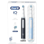 Oral-B , Electric Toothbrush Duo Pack , iO3 Series , Rechargeable , For adults , Number of brush heads included 2 , Number of teeth brushing modes 3 , Matt Black/Ice Blue