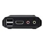 Aten , 2-Port USB 4K HDMI Cable KVM Switch with Remote Port Selector , CS22H-AT