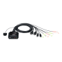 Aten , 2-Port USB 4K HDMI Cable KVM Switch with Remote Port Selector , CS22H-AT