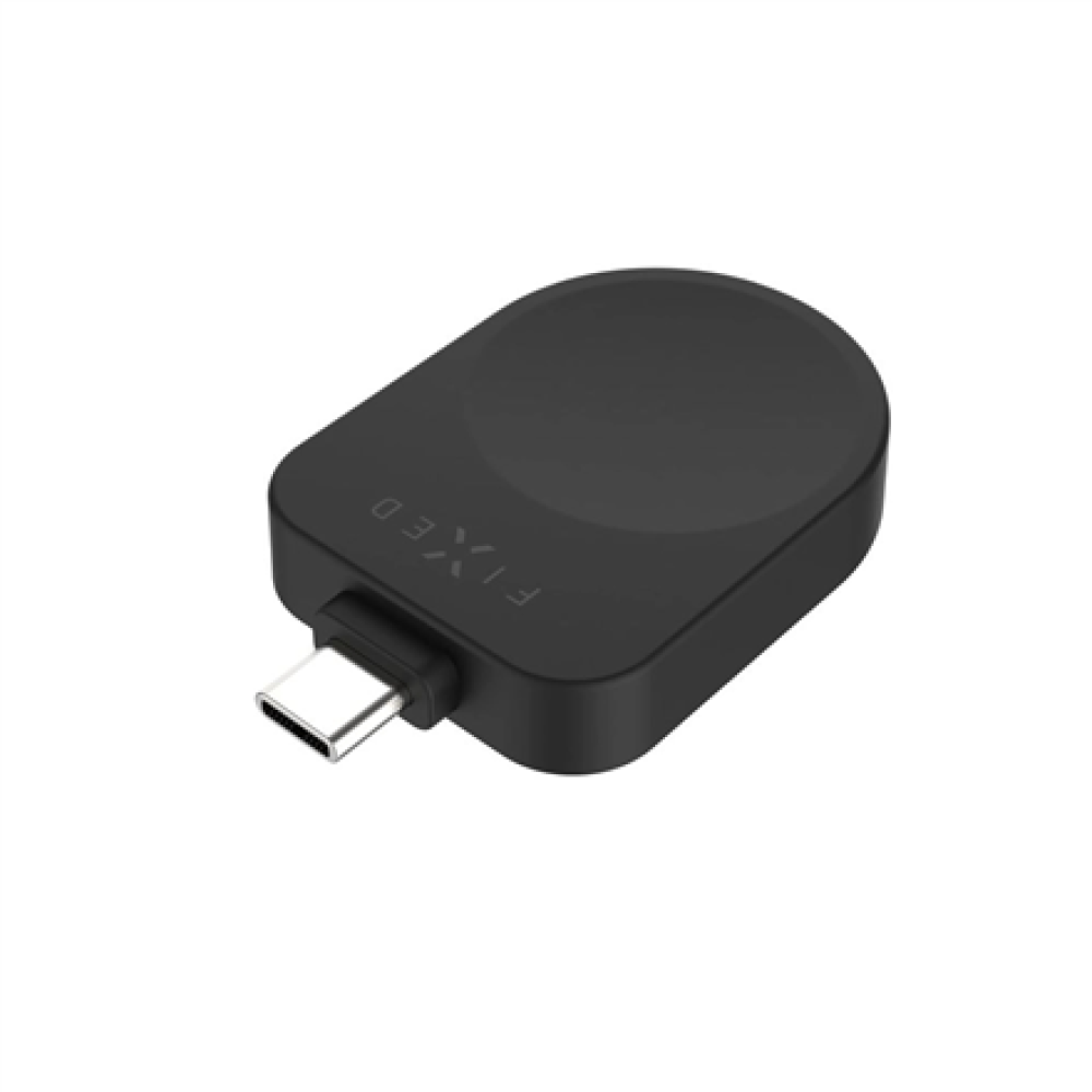Fixed USB-C Charging Adapter for Samsung Galaxy Watch compatible with Powerstation Uni , Black