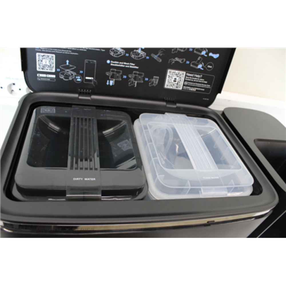 SALE OUT. , Ecovacs Robotic Vacuum Cleaner+Handheld , DEEBOT X2 COMBO , Wet&Dry , Operating time (max) 210 min , 6400 mAh , Dust capacity 0.42 L , 8700 Pa , Black , REFURBISHED, USED, DIRTY, SCRATCHED