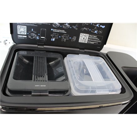 SALE OUT. , SALE OUT. SALE OUT. Ecovacs Robotic Vacuum Cleaner+Handheld , DEEBOT X2 COMBO , Wet&Dry , Operating time (max) 210 min , 6400 mAh , Dust capacity 0.42 L , 8700 Pa , Black , REFURBISHED, USED, DIRTY, SCRATCHED