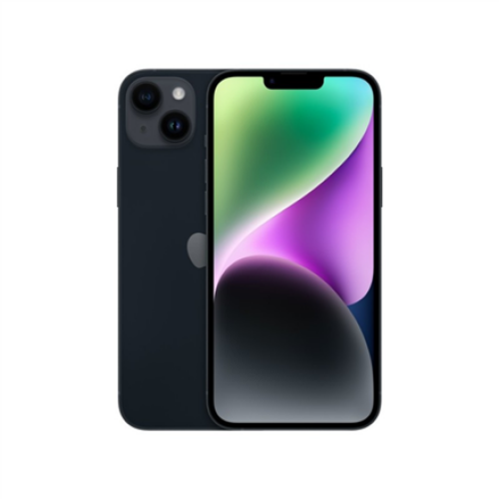 Apple iPhone 14 Plus Midnight, 6.7 , Super Retina XDR display, 2778 x 1284 pixels, Apple, A15 Bionic (5 nm), Internal RAM 6 GB, 256 GB, Dual SIM, Nano-SIM, 5G, Main camera 12+12 MP, Secondary camera 12 MP, iOS, 16, 4323 mAh