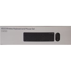 SALE OUT. ASUS CW100 KEYBOARD+MOUSE/BK/UI/104 , SALE OUT. , Asus CW100 , Keyboard and Mouse Set , Wireless , US , Black , DEMO