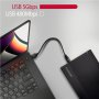 AXAGON Ribbed aluminum USB 3.2 Gen 1 - SATA 6G external box for 3.5 HDD , EE35-GTR
