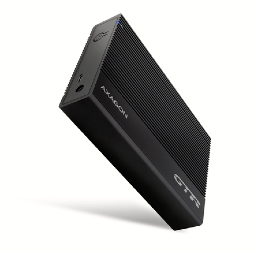 AXAGON Ribbed aluminum USB 3.2 Gen 1 - SATA 6G external box for 3.5 HDD , EE35-GTR