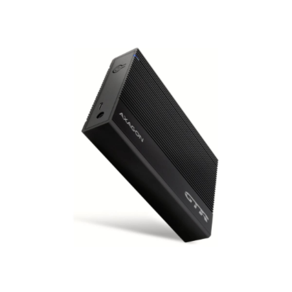 AXAGON Ribbed aluminum USB 3.2 Gen 1 - SATA 6G external box for 3.5 HDD , EE35-GTR