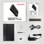 AXAGON Ribbed aluminum USB 3.2 Gen 1 - SATA 6G external box for 3.5 HDD , EE35-GTR