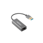 Natec Ethernet Adapter, Cricket USB 3.0, USB 3.0 to RJ45, Black , Natec , Ethernet Adapter Network Card , NNC-1924 Cricket USB 3.0