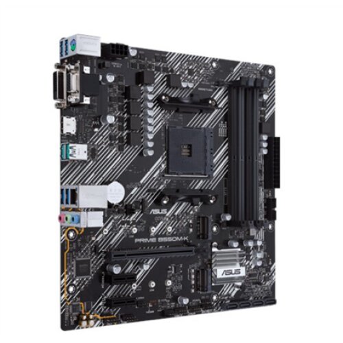 Asus , PRIME B550M-K , Processor family AMD , Processor socket AM4 , DDR4 , Memory slots 4 , Chipset AMD B , Micro ATX