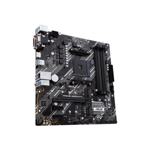 Asus , PRIME B550M-K , Processor family AMD , Processor socket AM4 , DDR4 , Memory slots 4 , Chipset AMD B , Micro ATX