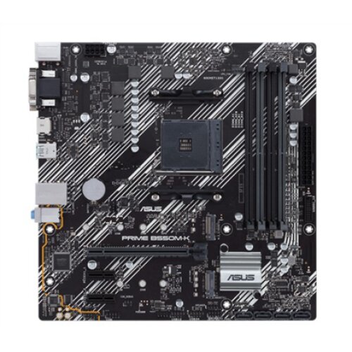 Asus , PRIME B550M-K , Processor family AMD , Processor socket AM4 , DDR4 , Memory slots 4 , Chipset AMD B , Micro ATX
