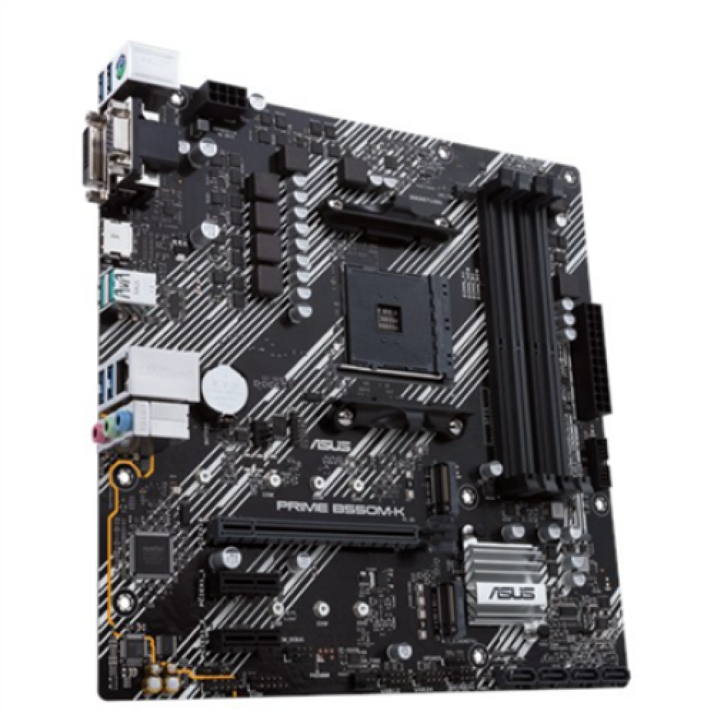 Asus , PRIME B550M-K , Processor family AMD , Processor socket AM4 , DDR4 , Memory slots 4 , Chipset AMD B , Micro ATX