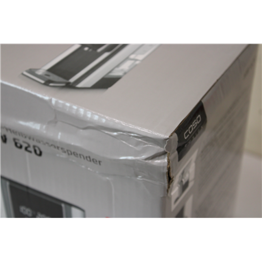 SALE OUT. Caso Turbo hot water dispenser , HW 620 , Water Dispenser , 2600 W , 2.5 L , Plastic/Stainless Steel , Black/Stainless Steel , DAMAGED PACKAGING