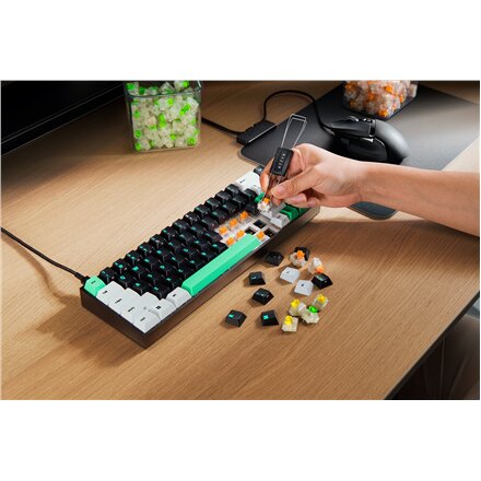 Razer , Reclusa X Mini 65% , Mechanical Gaming Keyboard , Wired , US , Razer Mechanical Switches Gen-3 (Tactile) , Black