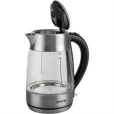 Gorenje , Kettle , K17GE , Electric , 2150 W , 1.7 L , Glass , 360° rotational base , Transparent/Stainless steel