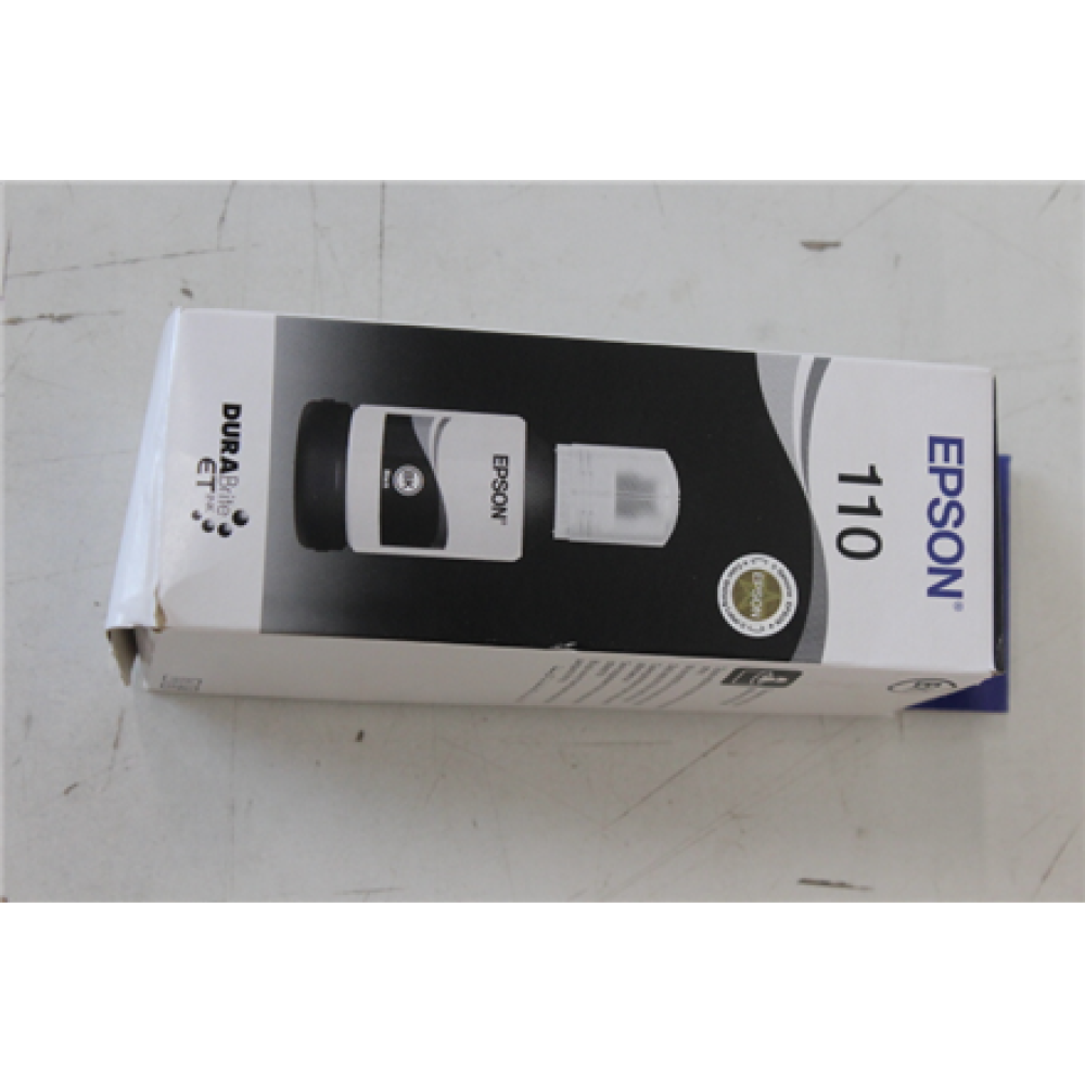 SALE OUT. Epson Bottle XL , 110 EcoTank , Black , DAMAGED PACKAGING