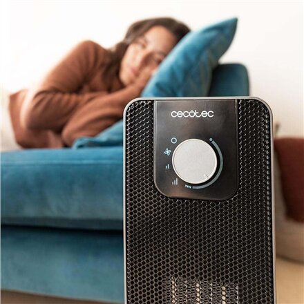 Cecotec ReadyWarm 2000 Max Ceramic Rotate , Ceramic Heater , 2000 W , Number of power levels 3 , Suitable for rooms up to 20 m² , Black