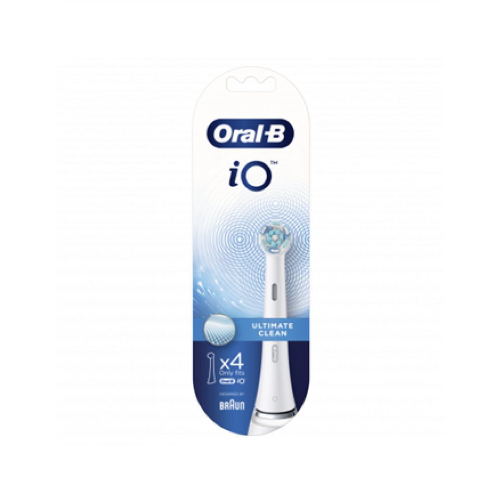 Oral-B , Toothbrush replacement , iO Ultimate Clean , Heads , For adults , Number of brush heads included 4 , Number of teeth brushing modes Does not apply , White
