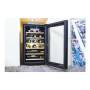 Candy , Wine Cooler , CWCEL 210/N , Energy efficiency class G , Free standing , Bottles capacity 21 , Cooling type , Black