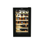 Candy , Wine Cooler , CWCEL 210/N , Energy efficiency class G , Free standing , Bottles capacity 21 , Cooling type , Black