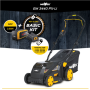 MoWox , 40V Comfort Series Cordless Lawnmower , EM 3440 PX-Li , Mowing Area 200 m² , 2500 mAh , Battery and Charger included