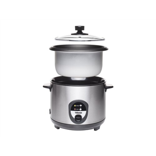 Tristar , RK-6127 , Rice cooker , 500 W , Black/Stainless steel