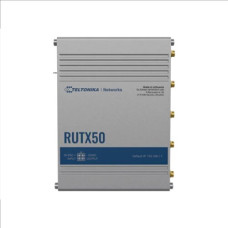 Teltonika , INDUSTRIAL 5G ROUTER , RUTX50 , 802.11ac , 867 Mbit/s , 10/100/1000 Mbps Mbit/s , Ethernet LAN (RJ-45) ports 5 , Mesh Support Yes , MU-MiMO Yes , 5G , Antenna type Internal Teltonika , INDUSTRIAL 5G ROUTER , RUTX50 , 802.11ac , 867 Mbit/s , 10/100/1000 Mbps Mbit/s , Ethernet LAN (RJ-45) ports 5 , Mesh Support Yes , MU-MiMO Yes , 5G , Antenna type Internal