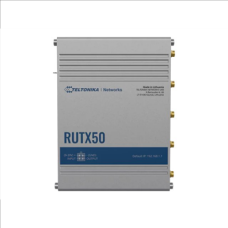 INDUSTRIAL 5G ROUTER , RUTX50 , 802.11ac , 867 Mbit/s , 10/100/1000 Mbps Mbit/s , Ethernet LAN (RJ-45) ports 5 , Mesh Support Yes , MU-MiMO Yes , 5G , Antenna type Internal