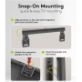 Goobay Wall mount , Ultraslim TV Wall Mount Basic FIXED (XL) , 43-100 , Black