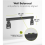 Goobay Wall mount , Ultraslim TV Wall Mount Basic FIXED (XL) , 43-100 , Black