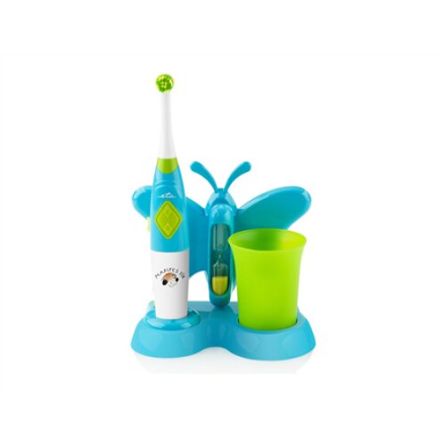 ETA , Toothbrush with water cup and holder , Sonetic ETA129490080 , Battery operated , For kids , Number of brush heads included 2 , Number of teeth brushing modes 2 , Blue
