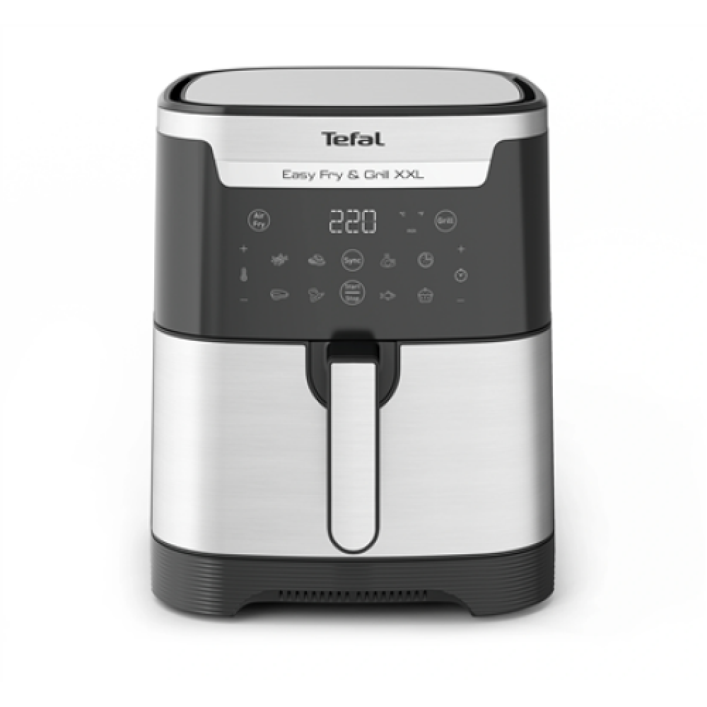 TEFAL Easy Fry and Grill XXL Fryer , EY801D , Power 1830 W , Capacity 6.5 L , Black/Stainless Steel