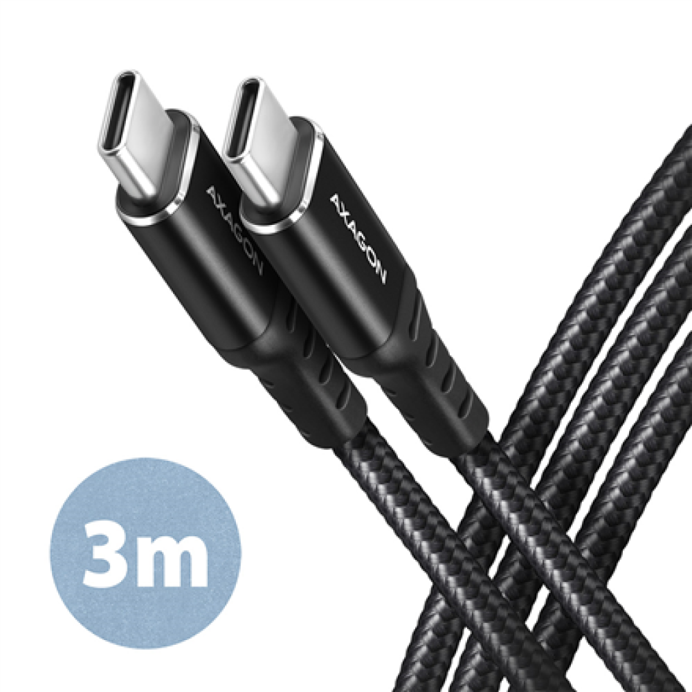 AXAGON Data and charging cable, 3 m , BUCM-CM30AB , USB Type C to USB Type C