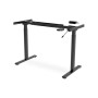 Desk frame , 71.5 - 121.5 cm , Maximum load weight 70 kg , Black