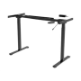 Desk frame , 71.5 - 121.5 cm , Maximum load weight 70 kg , Black