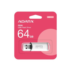 ADATA , USB Flash Drive , C906 , 64 GB , USB Type-A , White ADATA , USB Flash Drive , C906 , 64 GB , USB Type-A , White