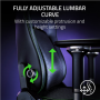 Razer Gaming Chair with Lumbar Support Iskur V2 EPU Leather, Aluminium , Black