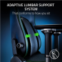 Razer Gaming Chair with Lumbar Support Iskur V2 EPU Leather, Aluminium , Black