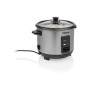 Tristar , RK-6146 , Rice cooker , 400 W , 1 L , Number of programs 0 , Black/Stainless steel
